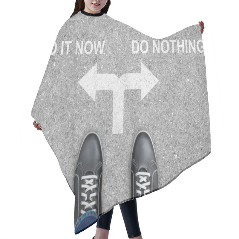 Personality  Do It Now Or Do Nothing Hair Cutting Cape