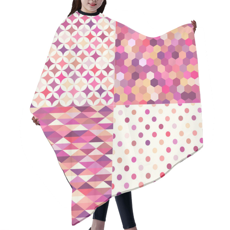 Personality  Abstract Geometric Patterns Hair Cutting Cape