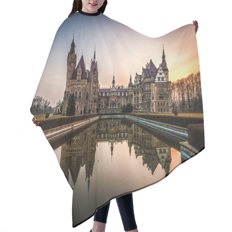 Personality  Castle In Moszna Hair Cutting Cape