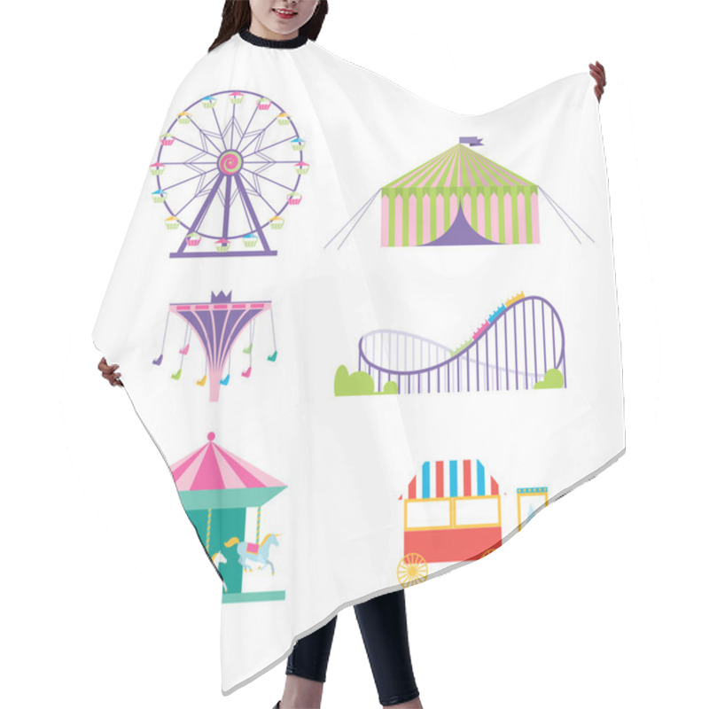 Personality  Amusement Park Set Hair Cutting Cape