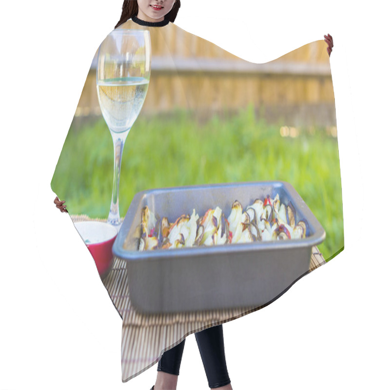 Personality  Ratatouille, Or Briam, Served With White Wine Hair Cutting Cape