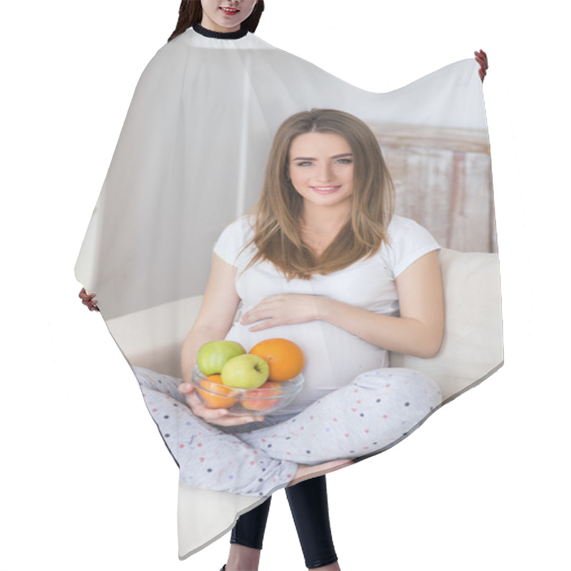 Personality  Pregnancy, Girl, Fruit Hair Cutting Cape