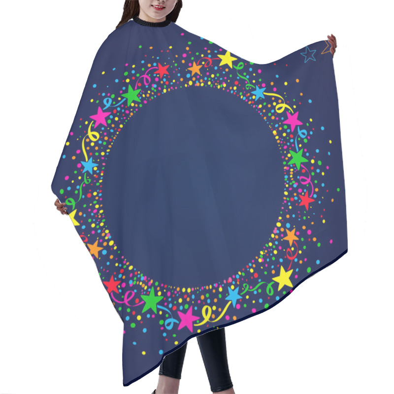 Personality  Background Full Of Stars Hair Cutting Cape