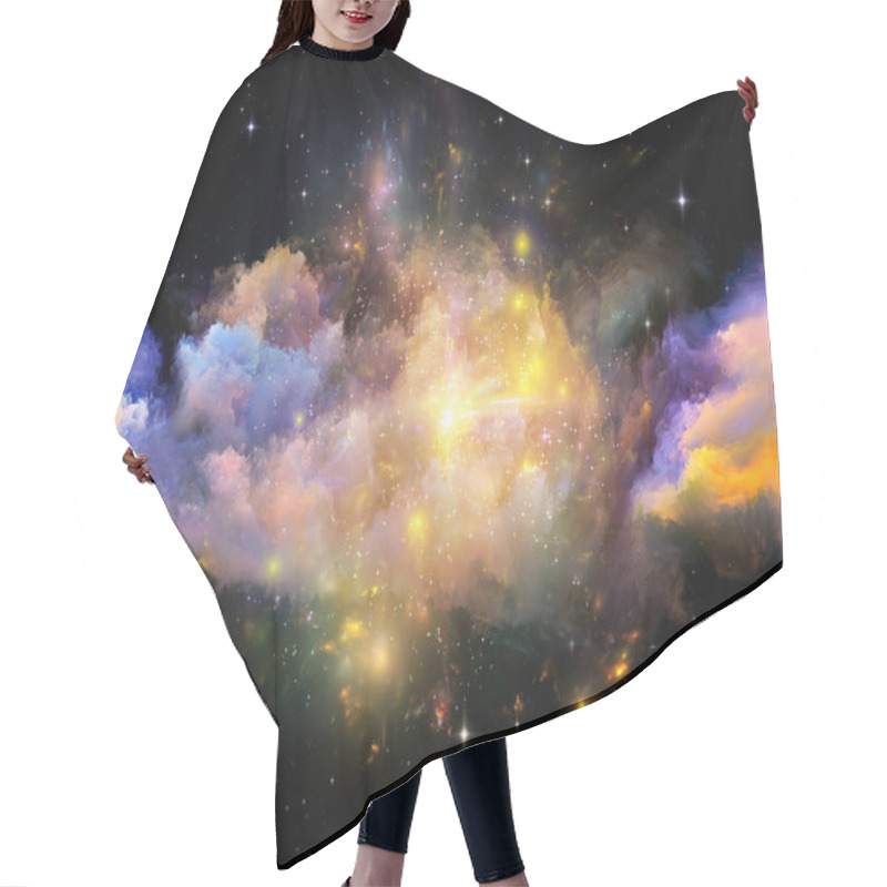 Personality  Lights Of Universe Hair Cutting Cape