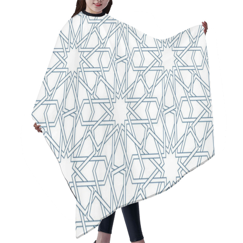 Personality  Persian Geometric Mosaic Pattern For Ramadan Card Hair Cutting Cape