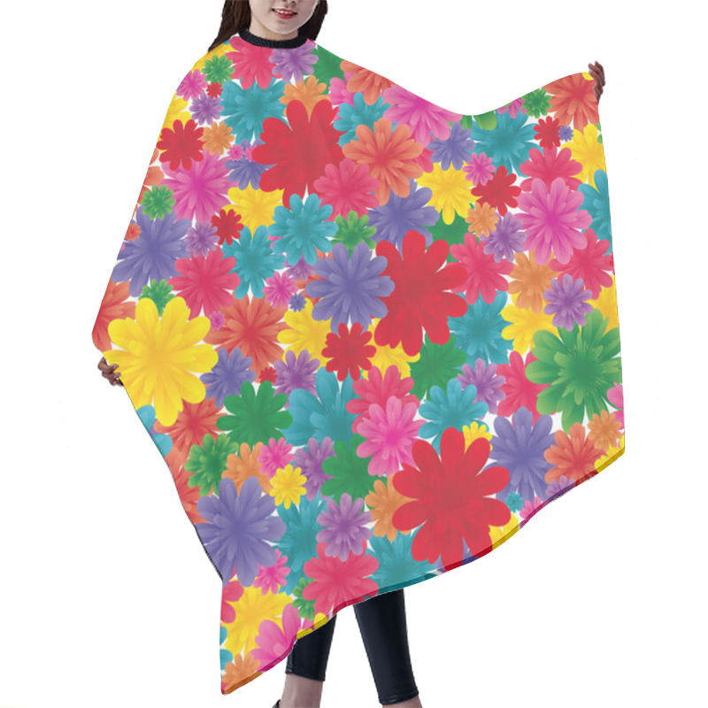 Personality  Floral Seamless Background, Part 6 Hair Cutting Cape