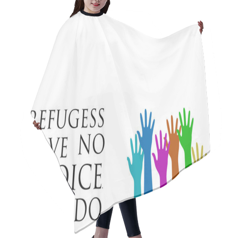 Personality  Europe Refugee Crisis Hair Cutting Cape