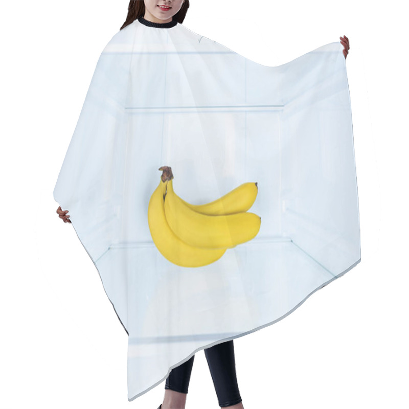 Personality  Ripe Tasty Bananas On Shelf In Fridge Hair Cutting Cape