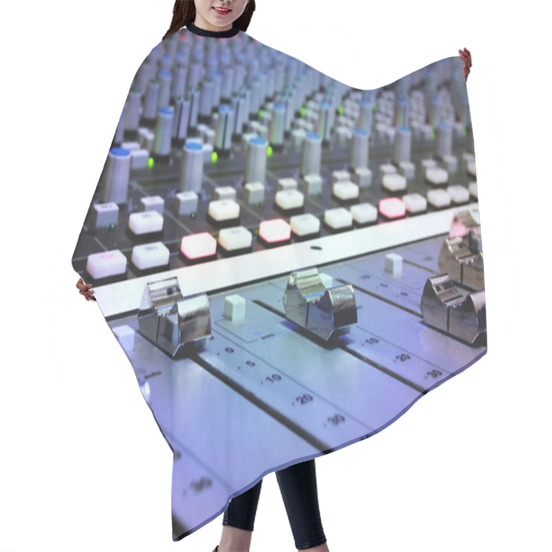 Personality  Recording Studio Mixing Console Hair Cutting Cape