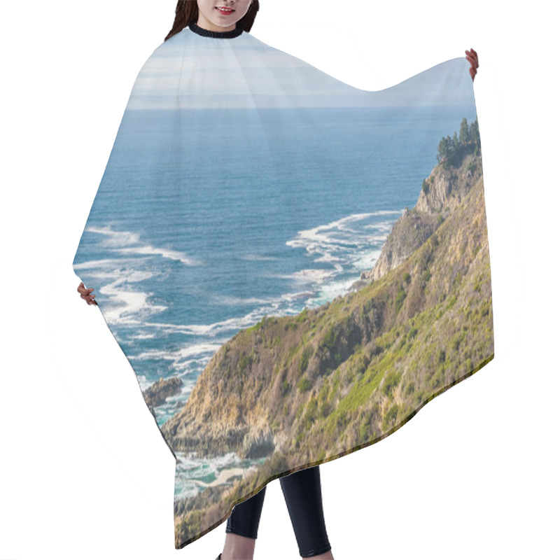 Personality  USA Pacific Coast Landscape  Hair Cutting Cape