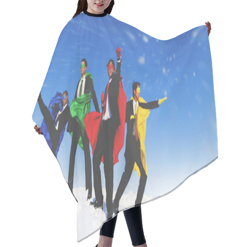 Personality  Businessmen Superheros Inspiration  Concept Hair Cutting Cape