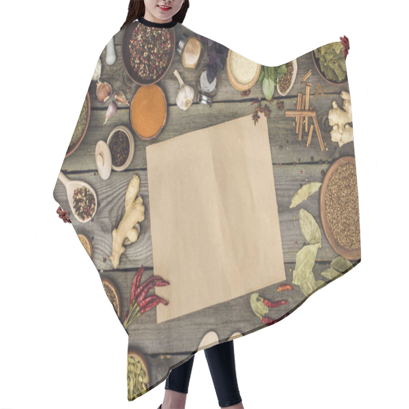 Personality  Sheet Of Paper Hair Cutting Cape