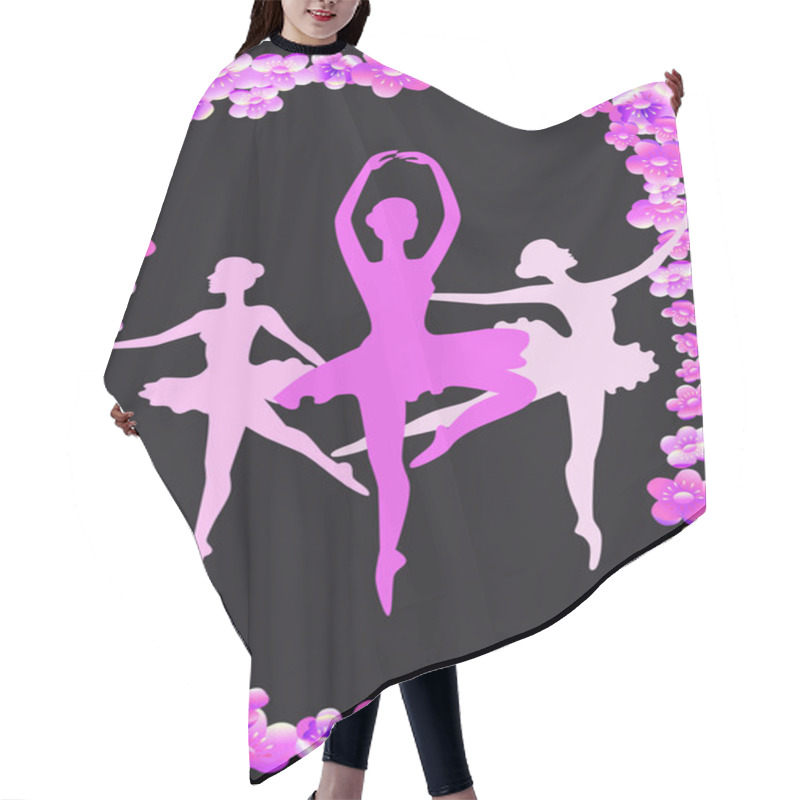 Personality  Pink Ballerina Hair Cutting Cape