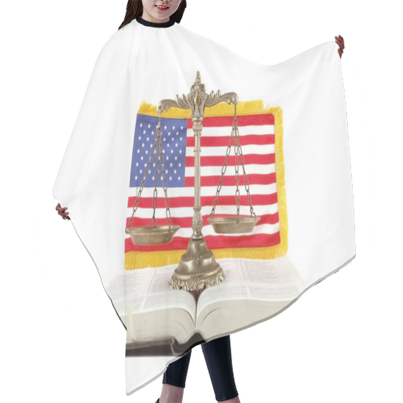 Personality  American Law And Order Hair Cutting Cape