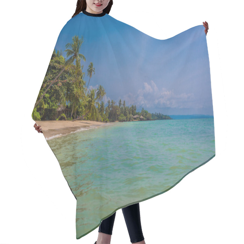 Personality  Tropical Beach In Thailand Hair Cutting Cape