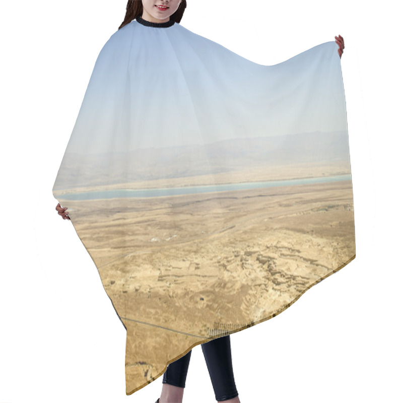 Personality  Judean Desert And Dead Sea Landscape Hair Cutting Cape