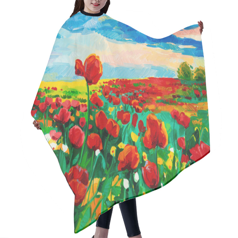 Personality  Poppy Fields Hair Cutting Cape