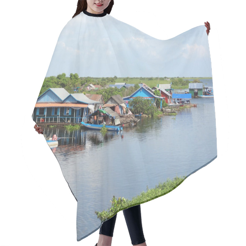 Personality  Around Tonle Sap Hair Cutting Cape