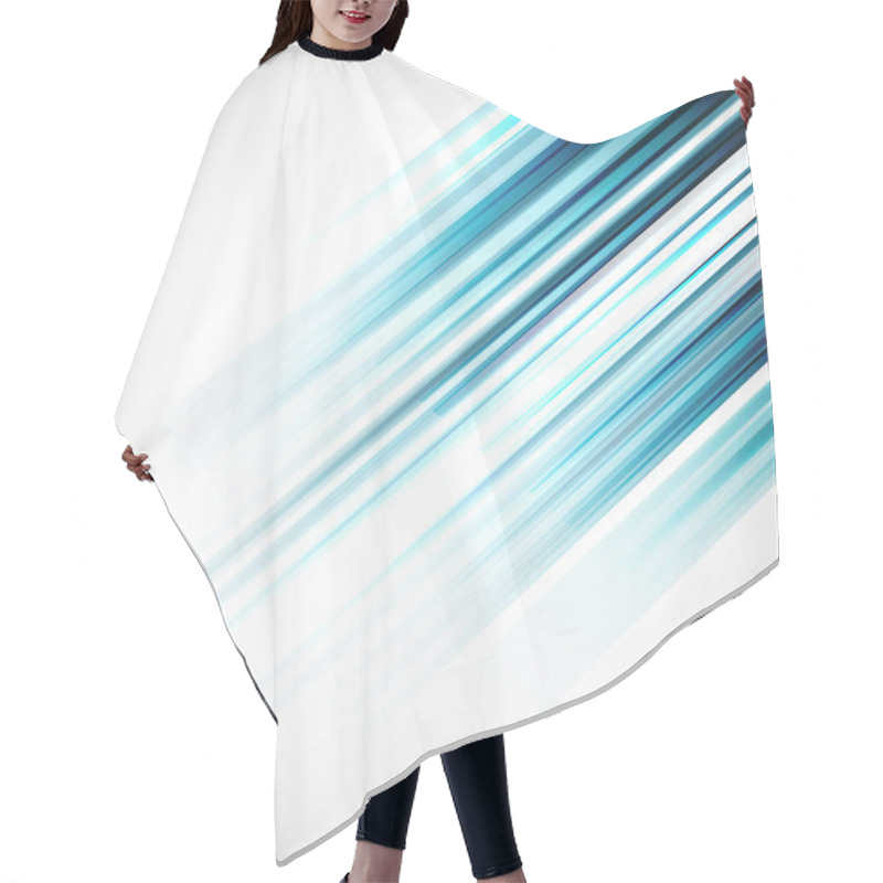 Personality  Straight Lines Vector Abstract Background Hair Cutting Cape