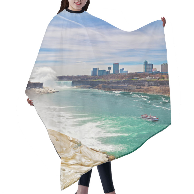 Personality  Niagara Falls And Ferry From American Side Hair Cutting Cape