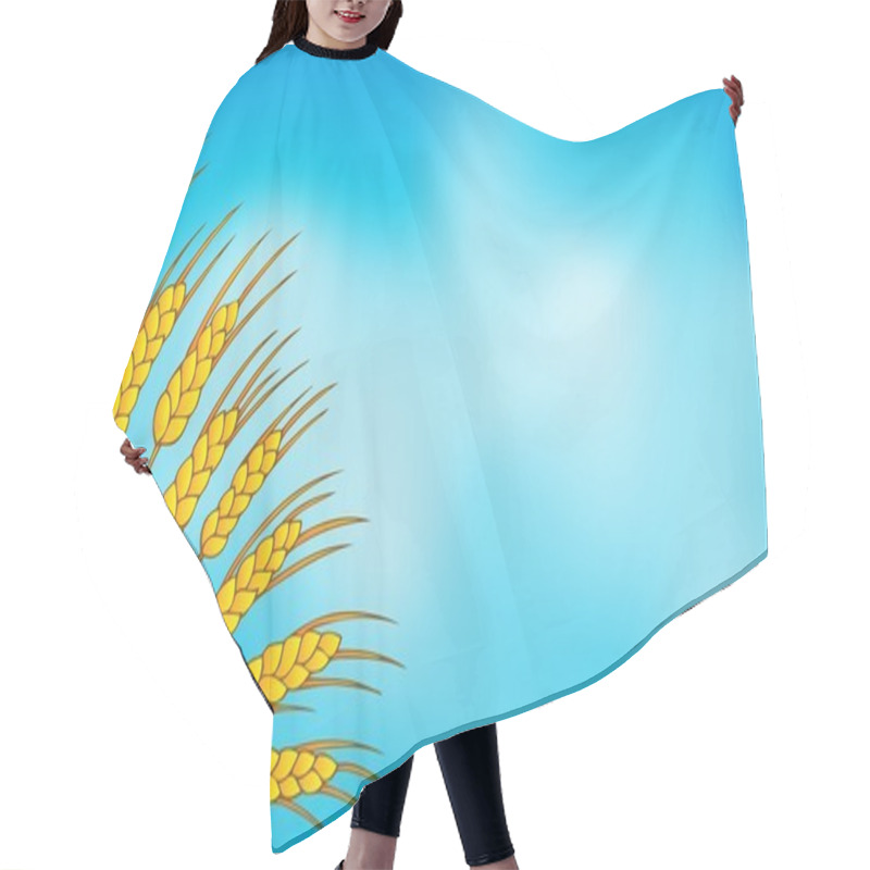 Personality  Wheat Theme Image 1 Hair Cutting Cape