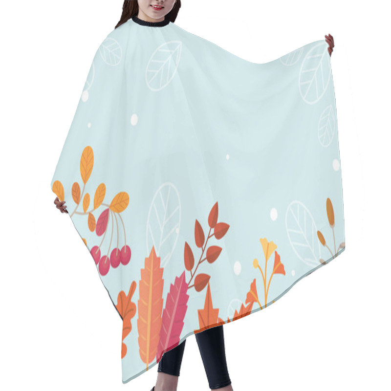 Personality  Autumn Season Scene Hair Cutting Cape