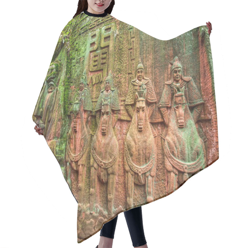 Personality  Sichuan Shannan Bamboo Sea Area Thirty - Six Large Stone Carving Hair Cutting Cape