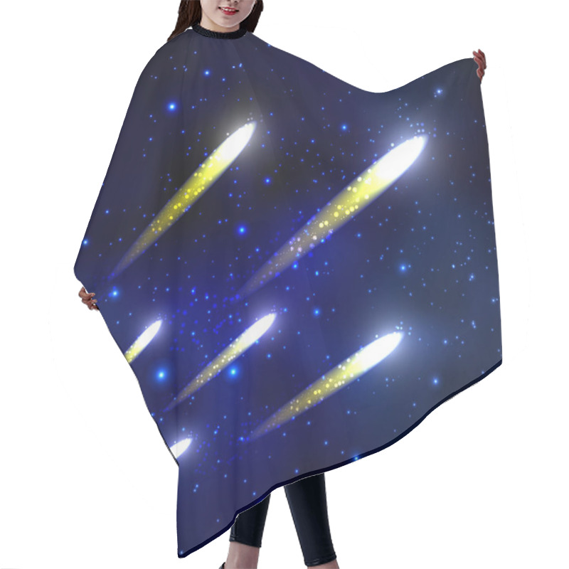 Personality  Comet In The Starry Sky Hair Cutting Cape