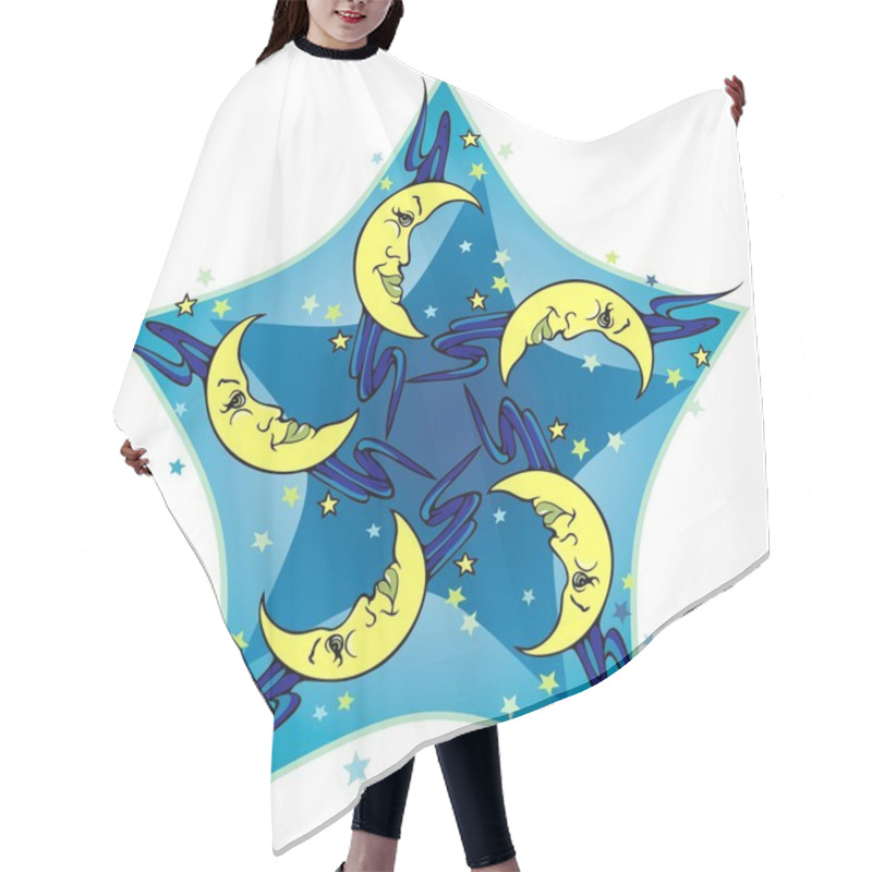 Personality  Five Moons Hair Cutting Cape