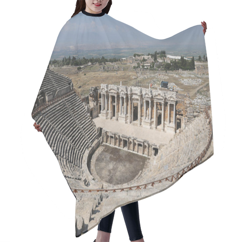 Personality  Theater Of Hierapolis In Turkey Hair Cutting Cape