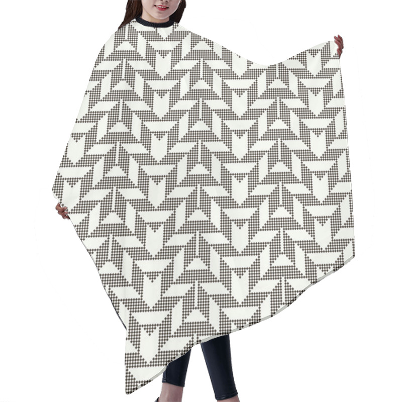 Personality  Seamless Pattern 1295 Hair Cutting Cape