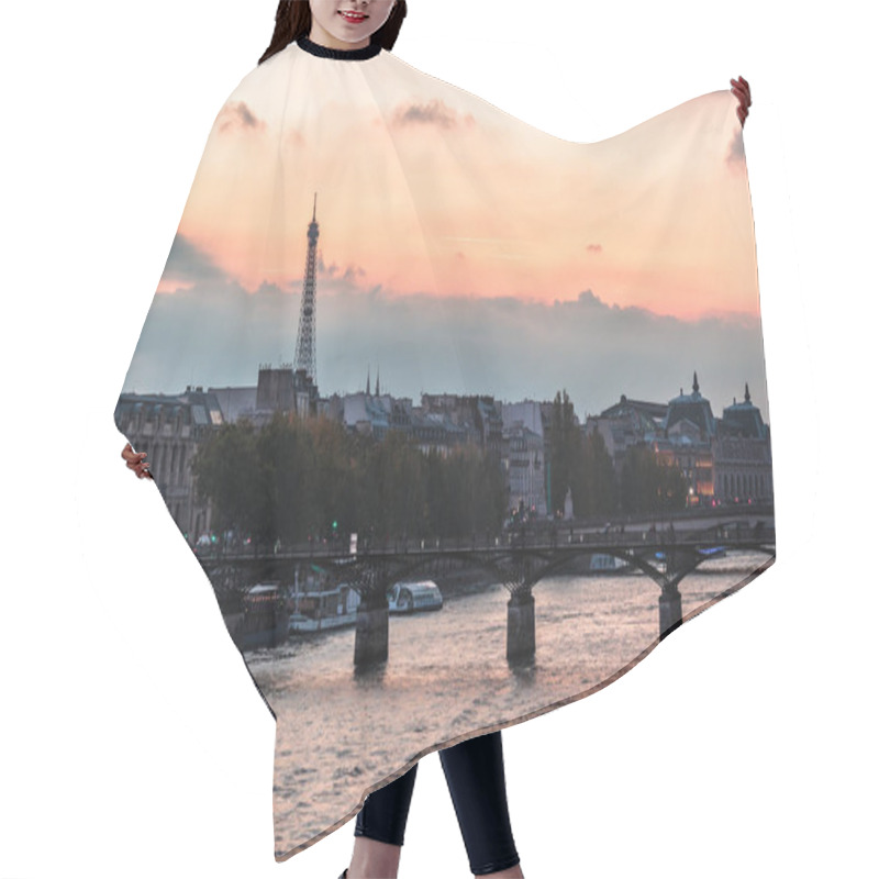 Personality  Sunset In Paris, France, Europe Hair Cutting Cape