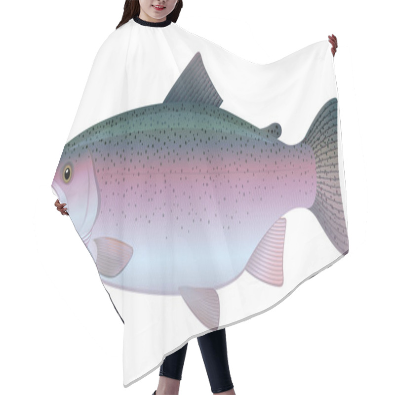 Personality  Rainbow Trout Hair Cutting Cape