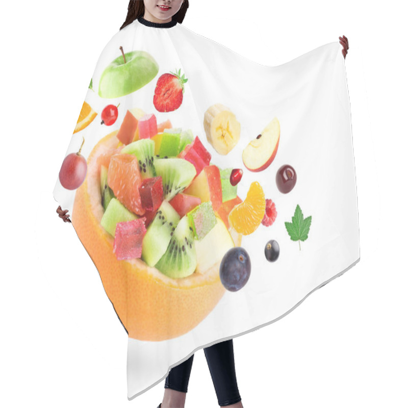 Personality  Healthy Fruit Salad Hair Cutting Cape