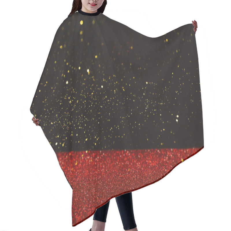 Personality  Red Abstract Bokeh Hair Cutting Cape