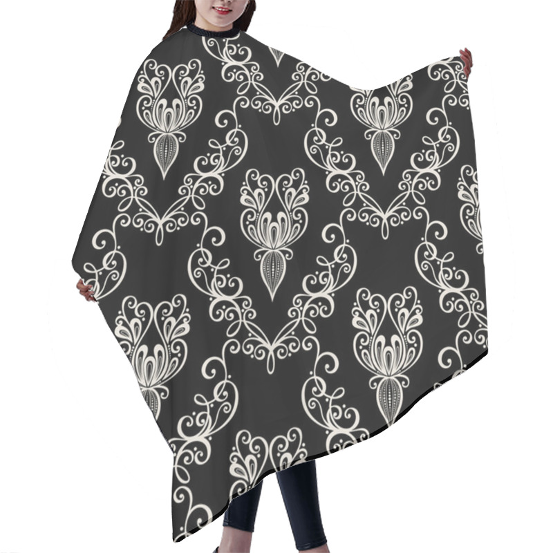 Personality  Ornate Pattern Hair Cutting Cape