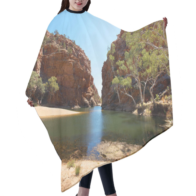 Personality  Ellery Creek Big Hole, MacDonnell Ranges, Northern Territory, Australia Hair Cutting Cape