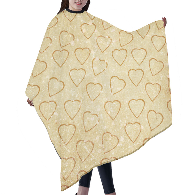 Personality  Abstract Hearts Hair Cutting Cape