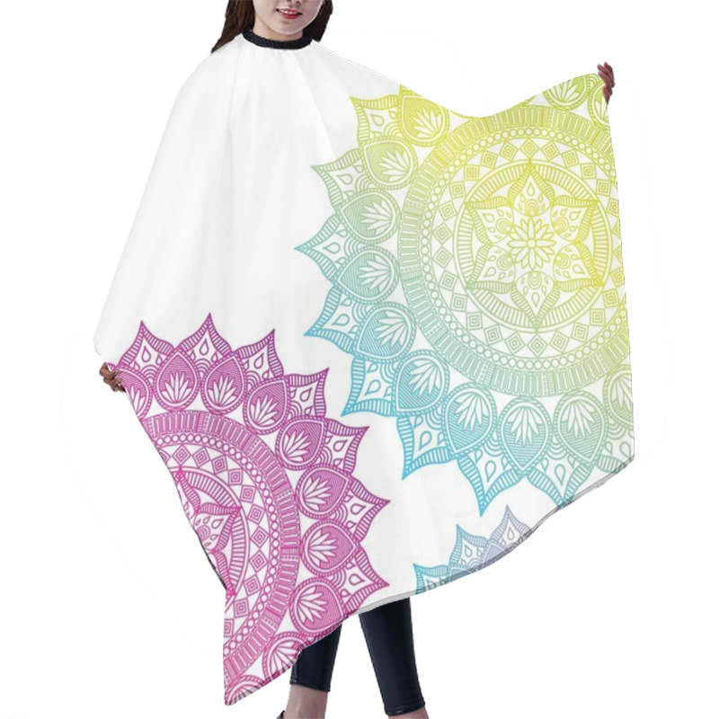 Personality  Mandala India Culture Icon Hair Cutting Cape