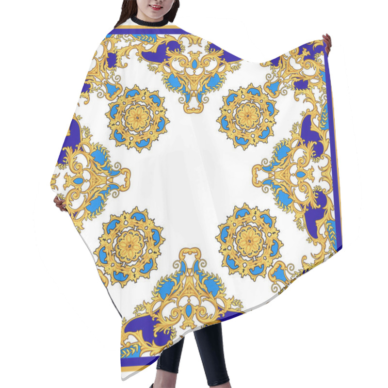 Personality  Design Of Kerchief In Baroque Style Hair Cutting Cape