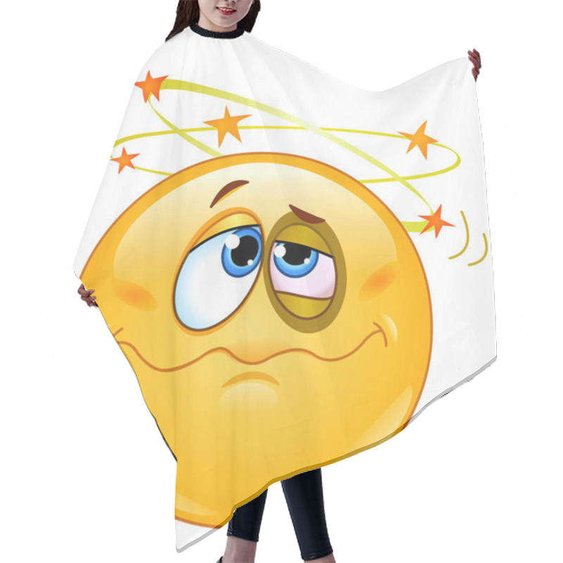 Personality  Seeing Stars Emoticon Hair Cutting Cape