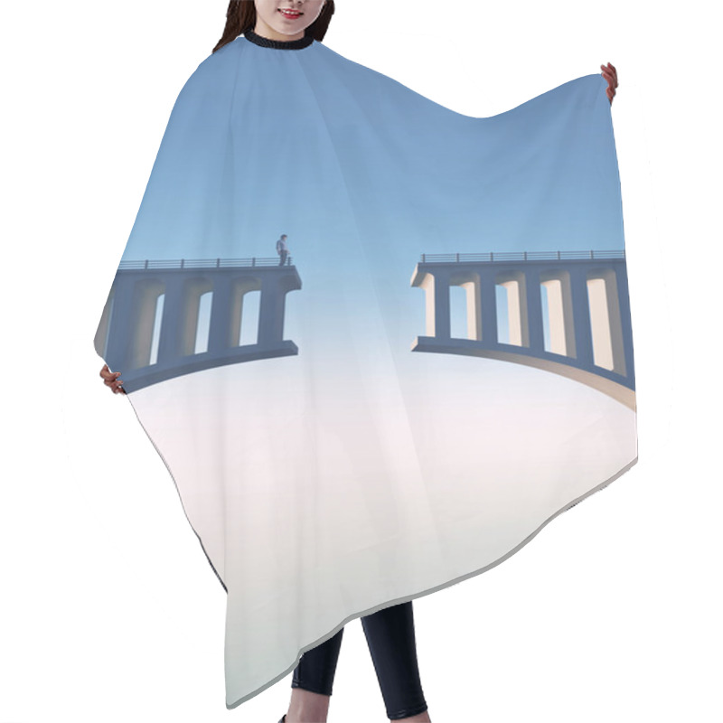 Personality  Bridge Gap Hair Cutting Cape