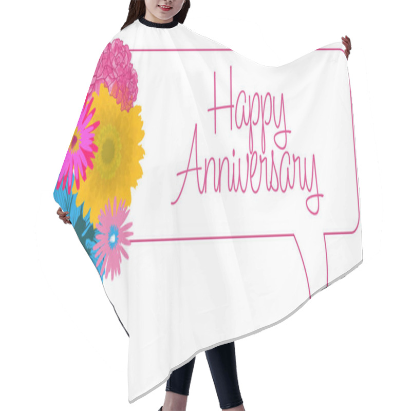 Personality  I Choose Happiness Concept Image With Text Written Over Floral Background. Hair Cutting Cape