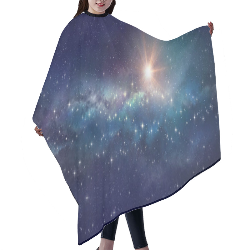 Personality  Deep Space Background Hair Cutting Cape