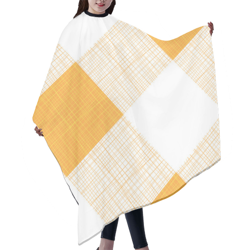 Personality  Picnic Tablecloth Pattern Hair Cutting Cape