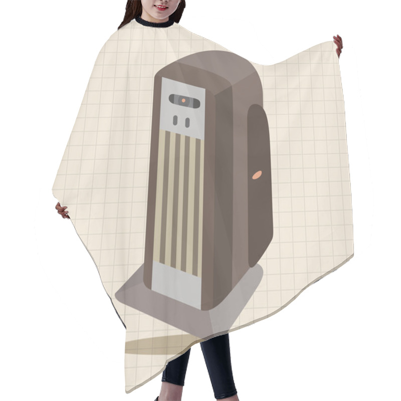 Personality  Dehumidifiers Theme Elements Icon Element Hair Cutting Cape