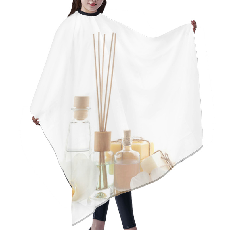 Personality  Beautiful Spa Composition Hair Cutting Cape