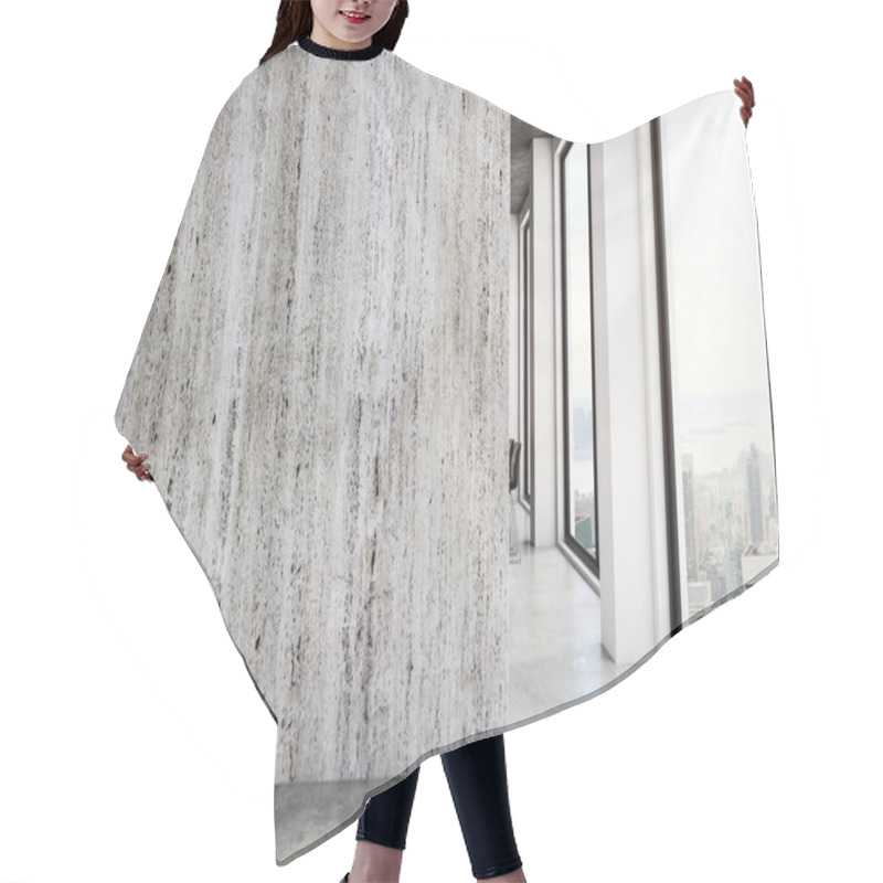 Personality  Contemporary Interior With Copy Space  Hair Cutting Cape