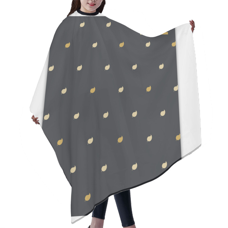 Personality  Dark Seamless Pattern  Hair Cutting Cape