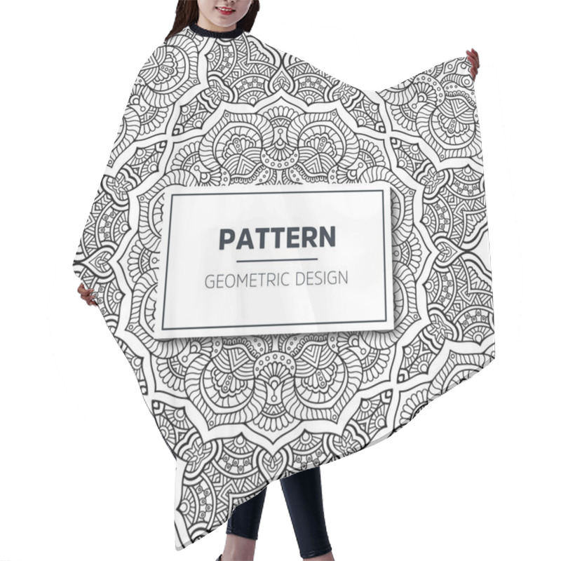 Personality  Seamless Ethnic And Tribal Pattern Hair Cutting Cape